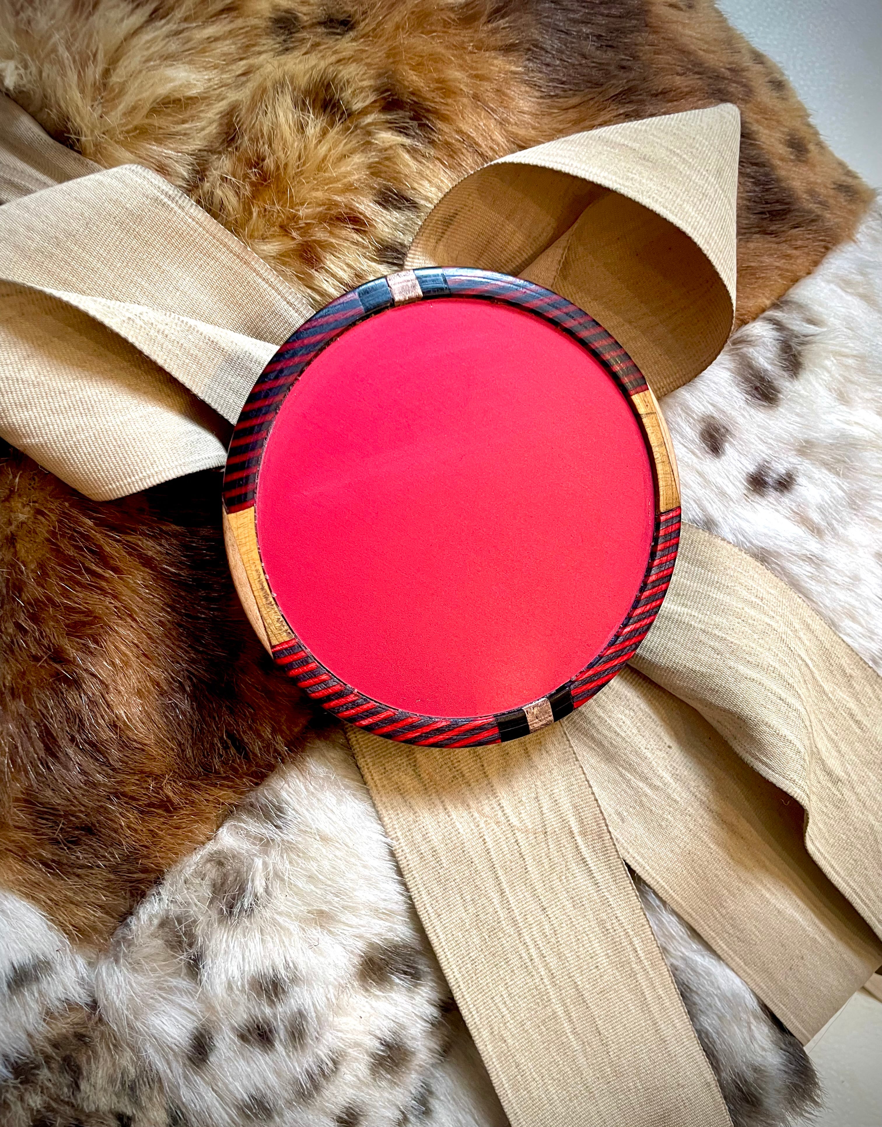 Turkey Pot Call-Anodized Aluminum Red