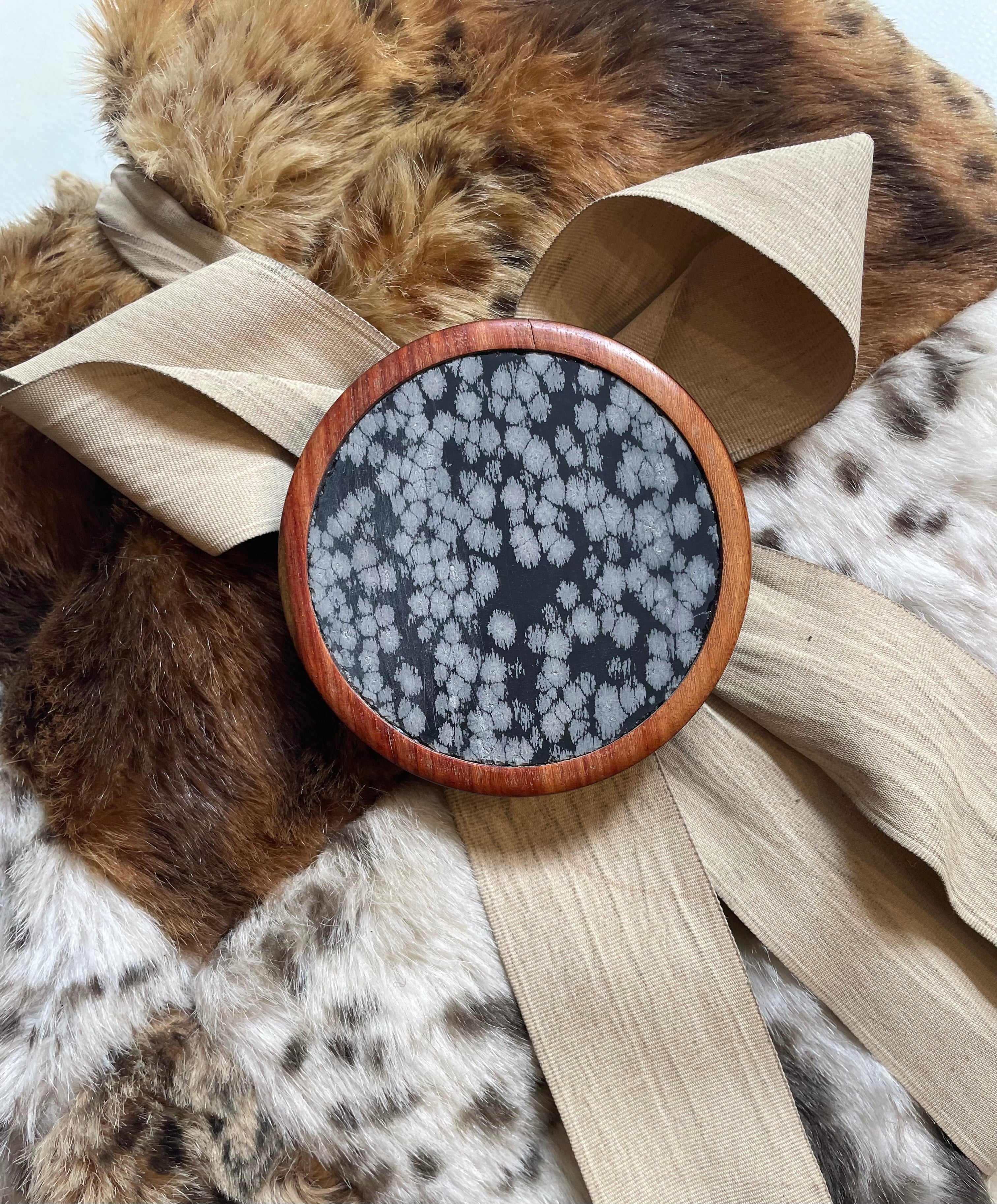 Turkey Pot Call-Snowflake Obsidian