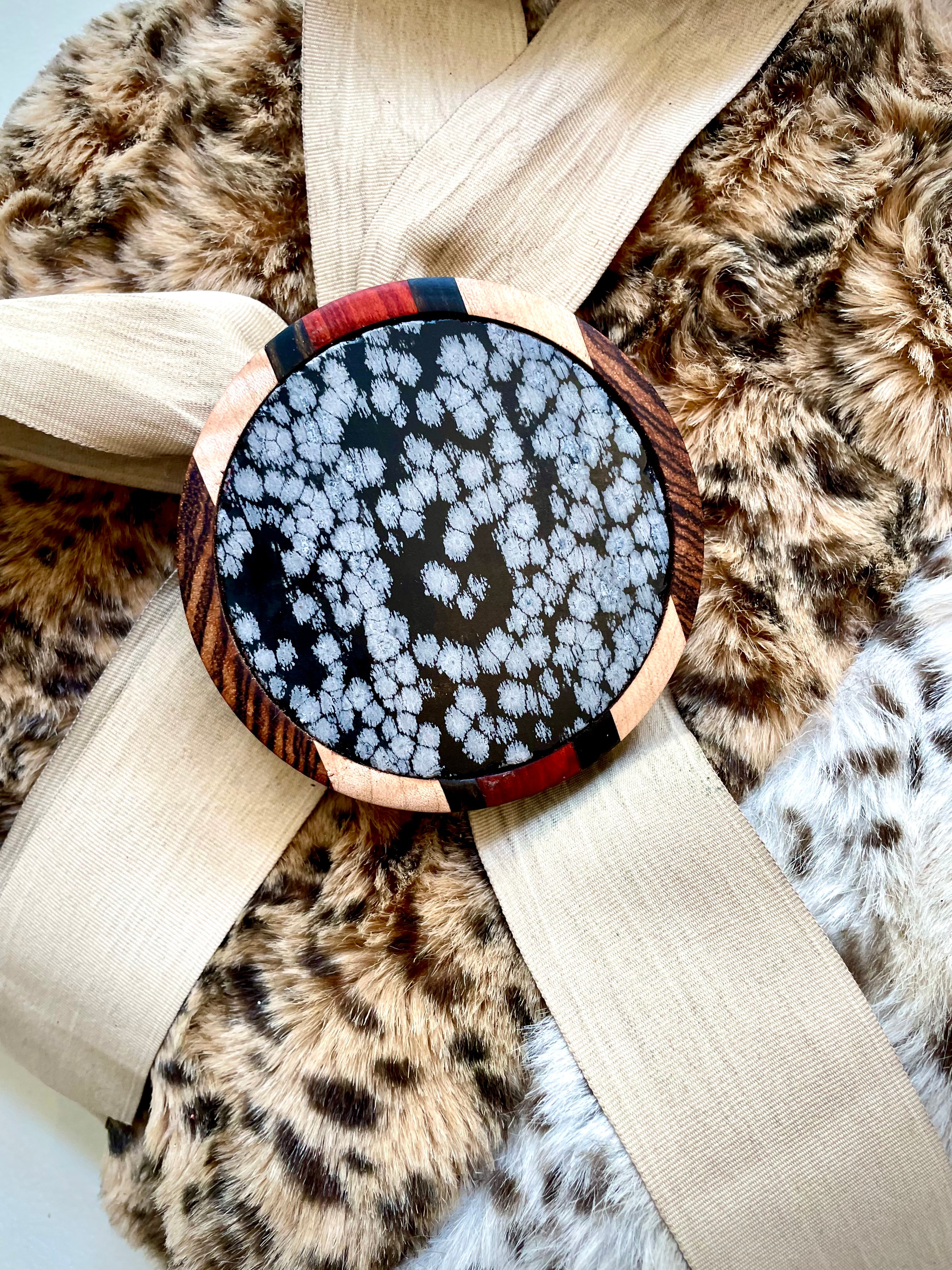 Turkey Pot Call-Snowflake Obsidian